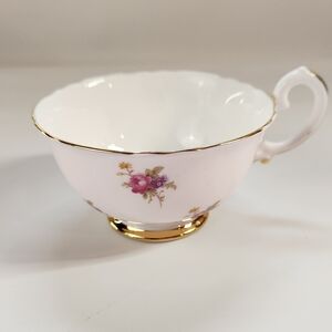 VIntage Crownford Fine Bone China Tea cup Pale Pink & Gold Trim